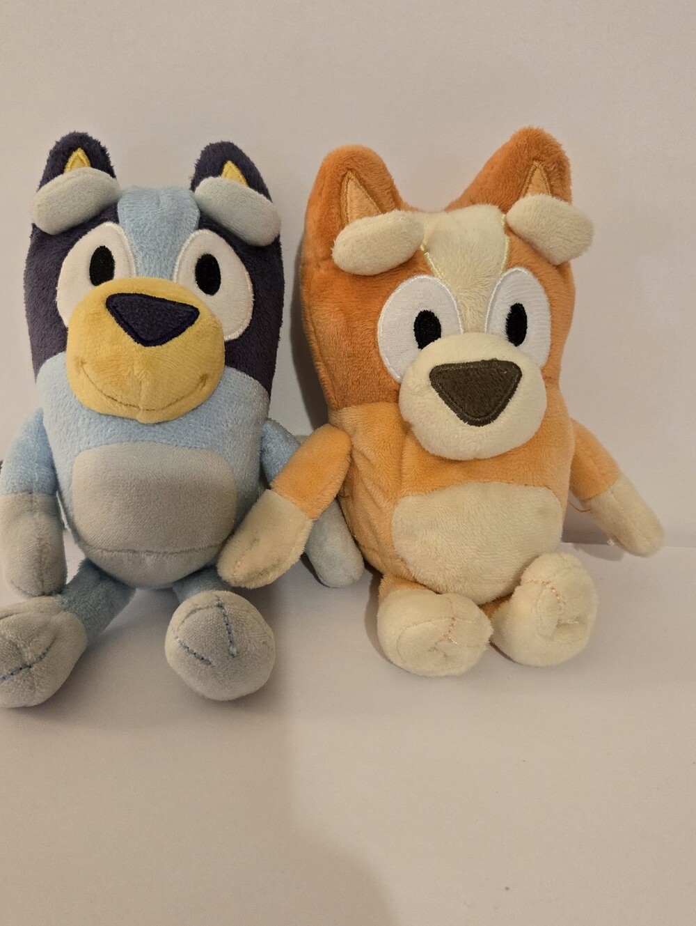 Bluey Plush Lot of Two Stuffed Animals Bluey & Bingo 8"